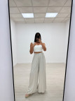 PANTALÓN FLUIDO SATINANDO PERLA